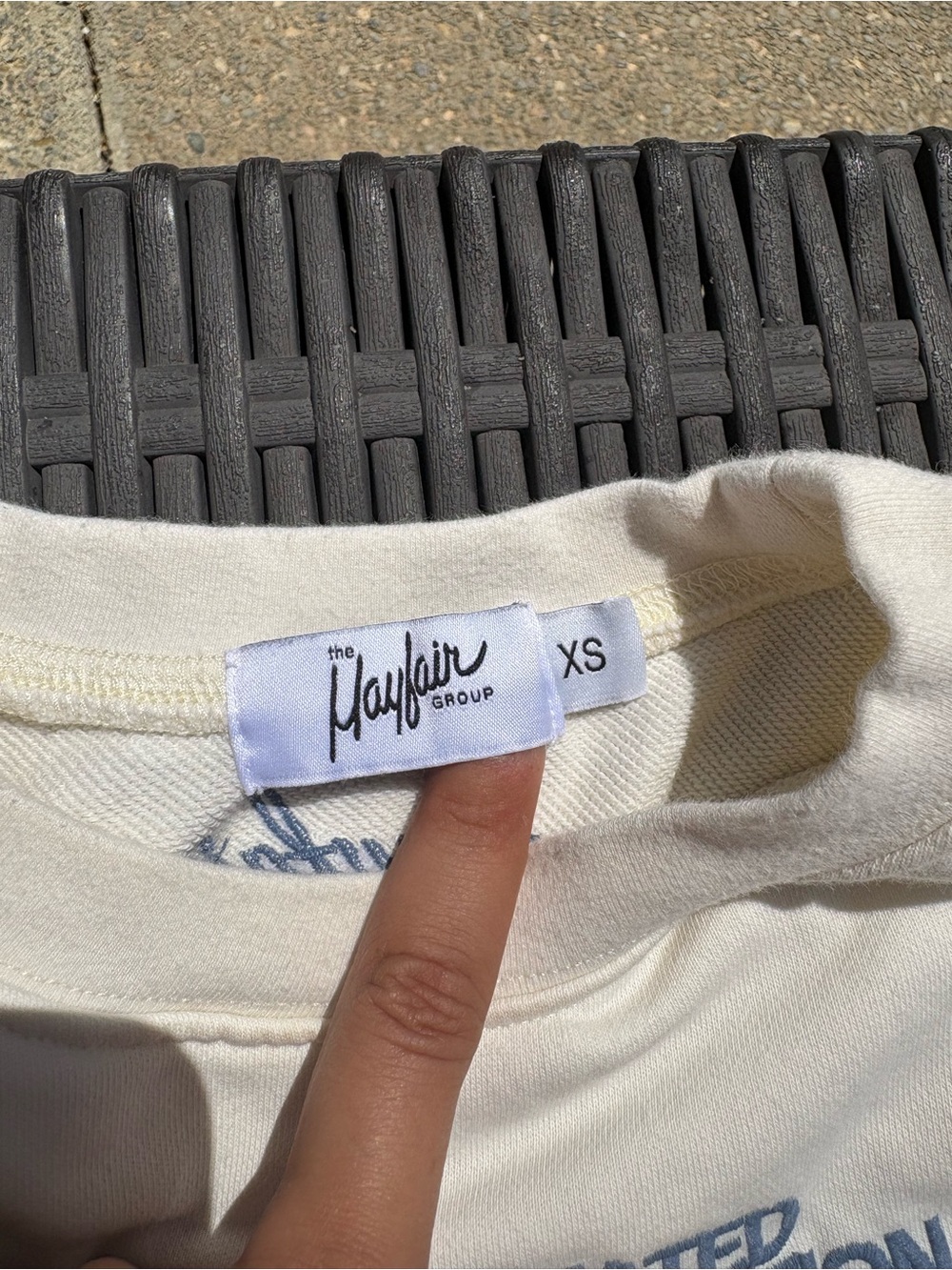 Mayfair Group x Revolve| 444 Crewneck Sweatshirt | Sz XS | OG- $90 - Picture 7 of 8